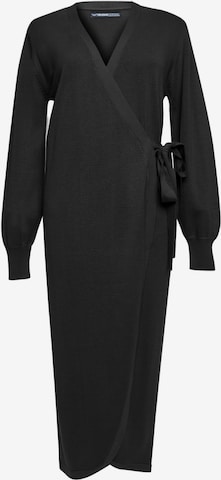 Robes en maille Threadbare en noir : devant