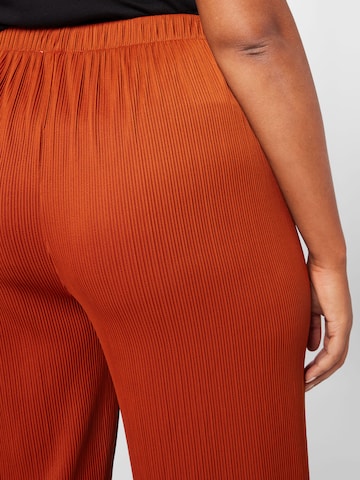 Loosefit Pantalon 'Inka' ABOUT YOU Curvy en marron