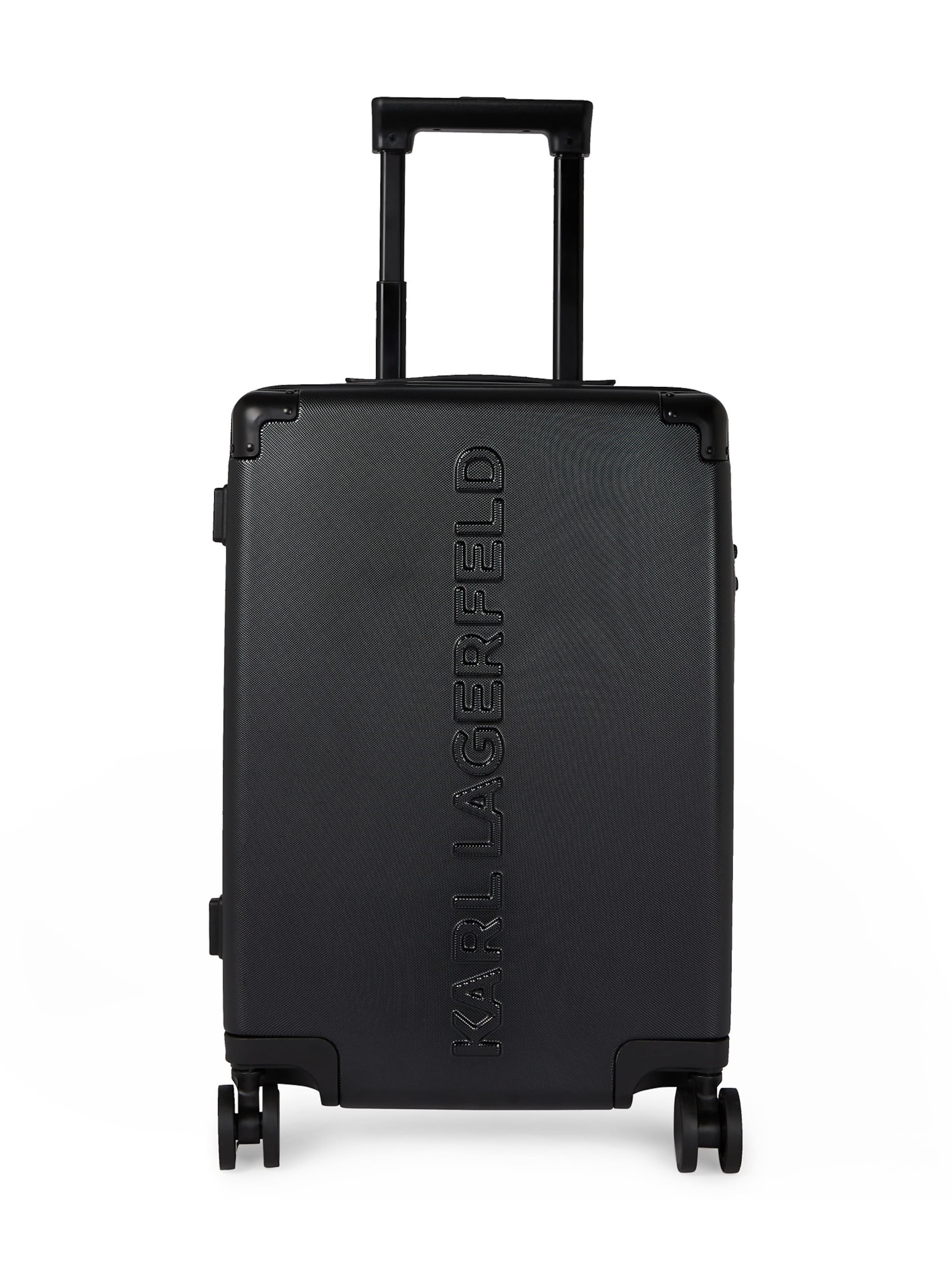 Karl LagerfeldKovčeg na kotače - crna boja: prednji dio
