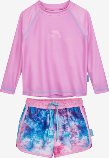 86-92 dydžio UV apsauga iš PLAYSHOES, spalva – tamsiai mėlyna / šviesiai mėlyna / šviesiai violetinė / balta, Prekių apžvalga