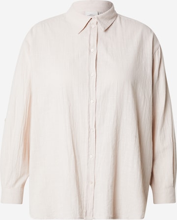 ONLY Carmakoma Blúz 'ONLCartizana' - szürke: elől