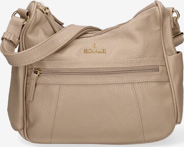 Borsa a tracolla 'Borsa a Tracolla Donna B Cavalli Ecopelle Zip Tasche Multiple 28x24cm' di B. Cavalli in grigio: frontale