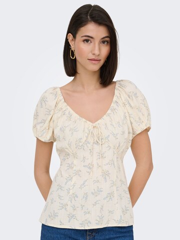 JDY Overdel 'JDYLydia' i hvid: forside