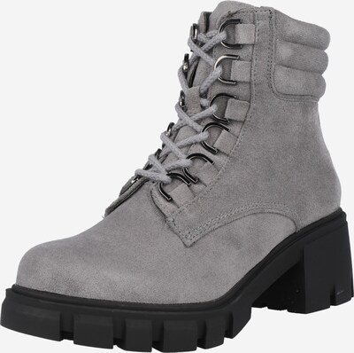 ABOUT YOU Lace-up bootie 'Anni' in Grey / Black, Item view