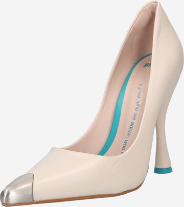 BRONX Pumps in Beige: front