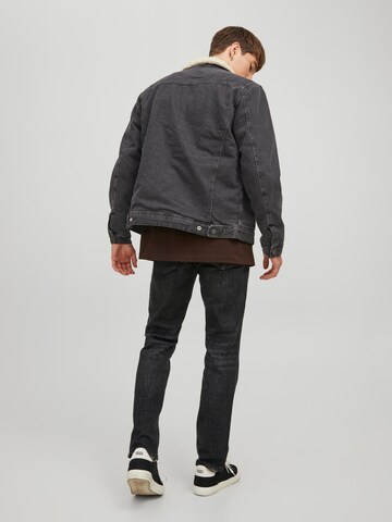 JACK & JONES Between-season jacket 'Jean' in Grey