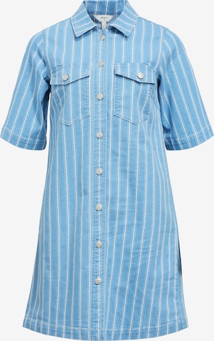 Abito camicia 'OBJBRUCE MOLLIE' di OBJECT in blu: frontale