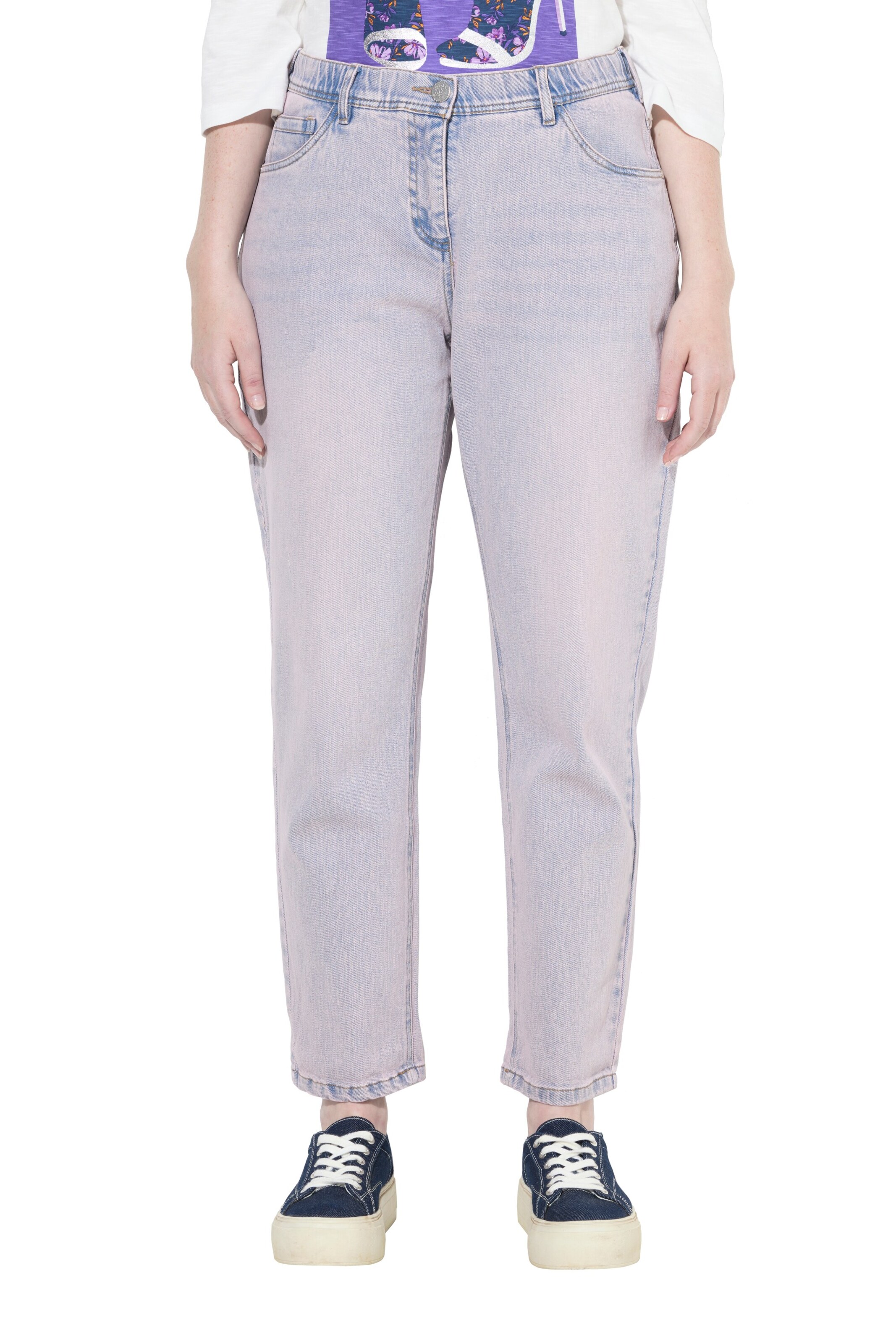 Ulla Popken Regular Jeans in Blue: front