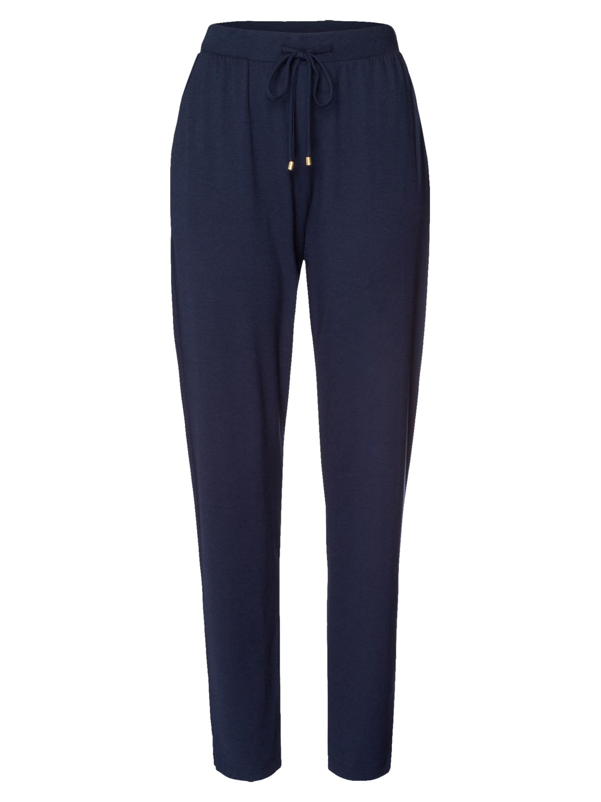 Hanro Pajama Pants 'Sleep & Lounge' in Blue: front
