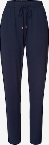 Hanro Pyjamahose 'Sleep & Lounge' in Blau: Vorderseite