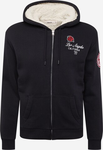 HOLLISTER Sweatjakke i sort: forside