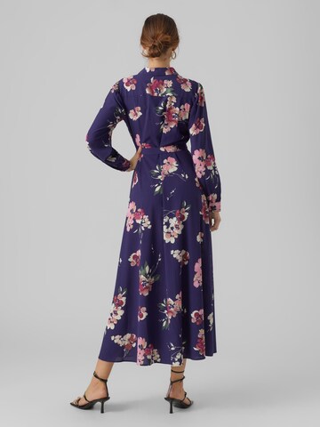VERO MODA Shirt dress 'Shilah Naja' in Blue