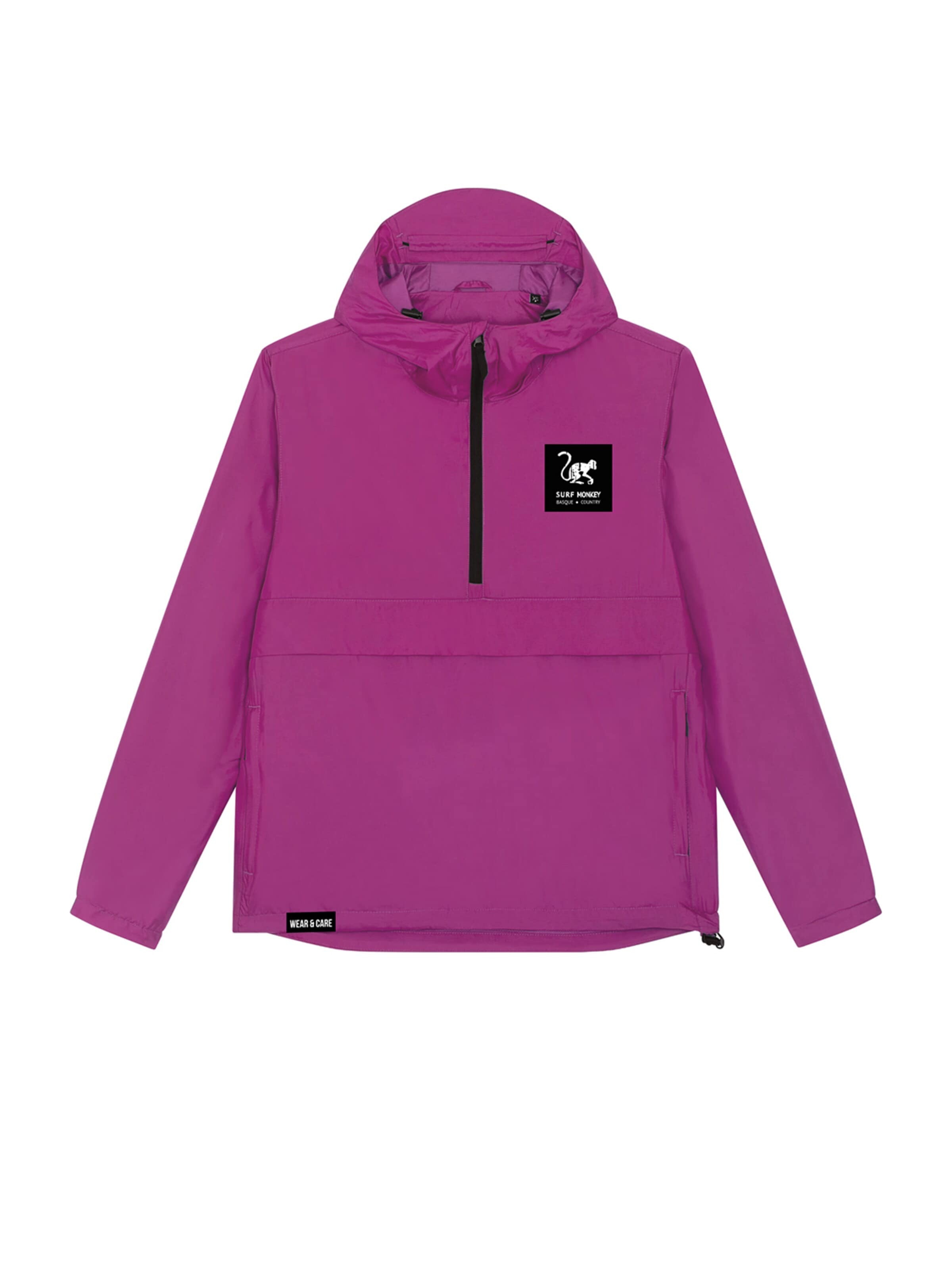 Surf Monkey - Chaqueta funcional en rosa: frente