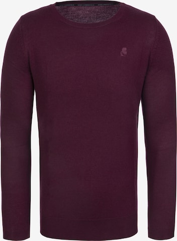 Pull-over Karl Lagerfeld en rouge : devant