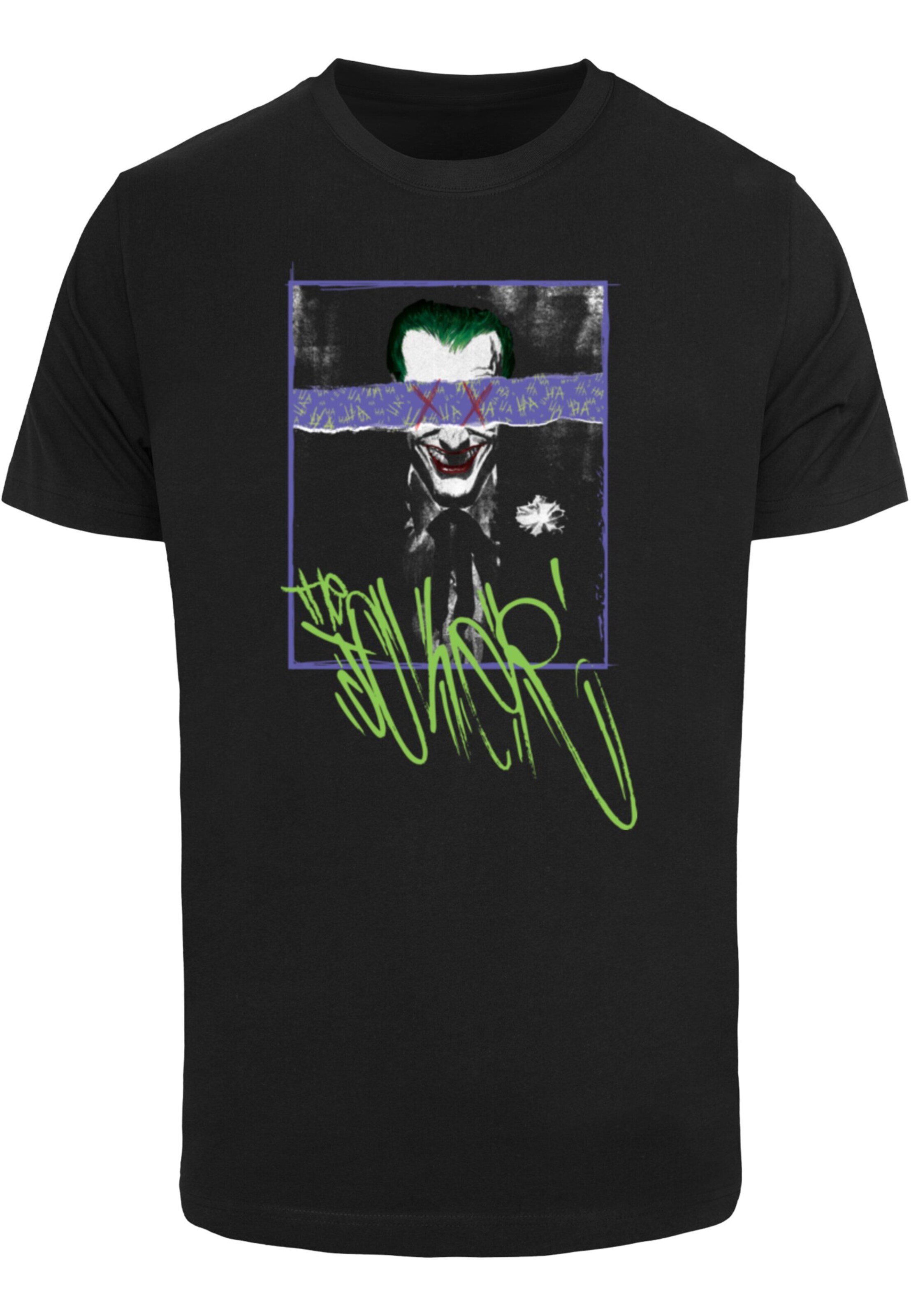 T-Shirt 'Batman - Joker' ABSOLUTE CULT en noir : devant