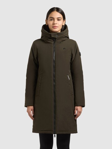 Cappotto invernale 'Yaak5' di khujo in verde: frontale