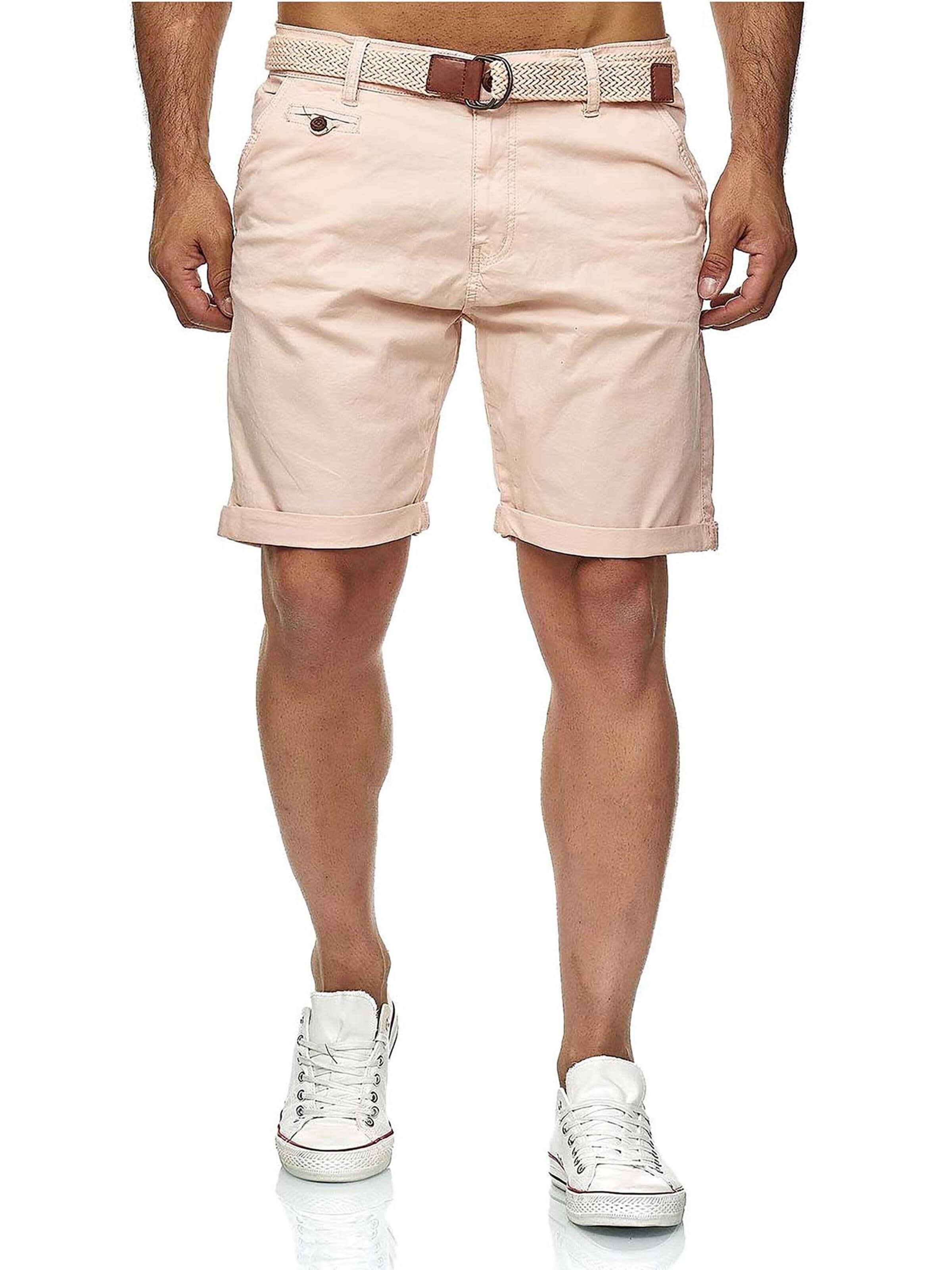 INDICODE Regular Pants 'Indicode Conor' in Pink: front