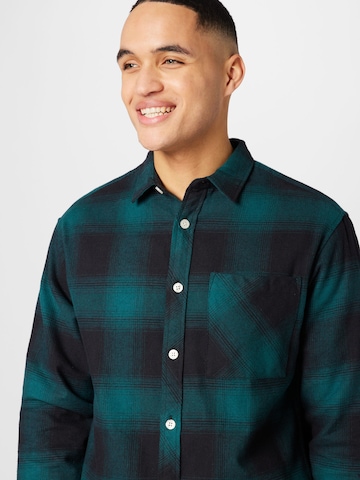 Redefined Rebel Regular fit Button Up Shirt 'Marcel' in Green