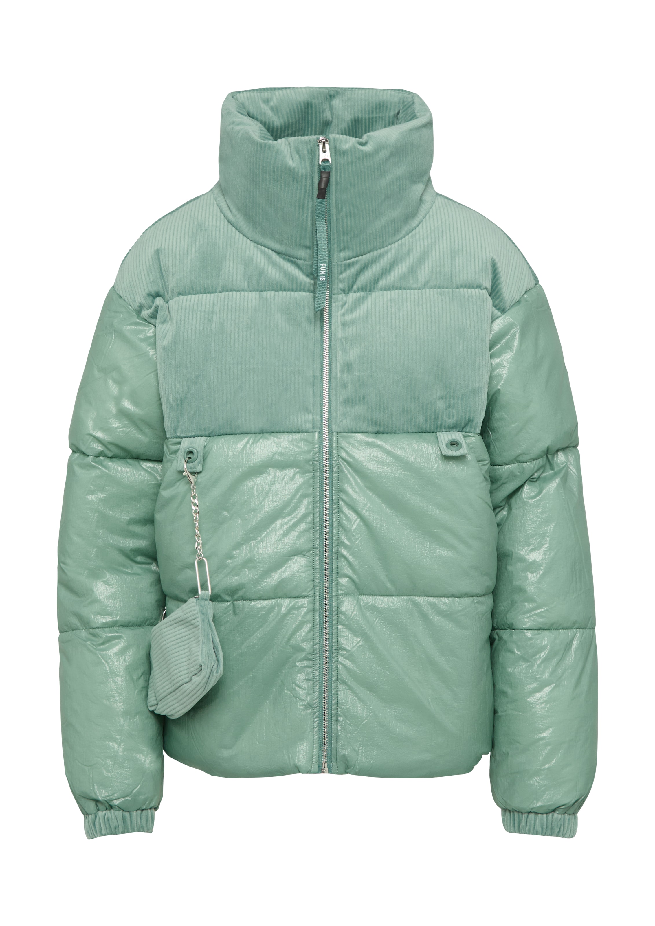 Veste d’hiver QS en vert : devant