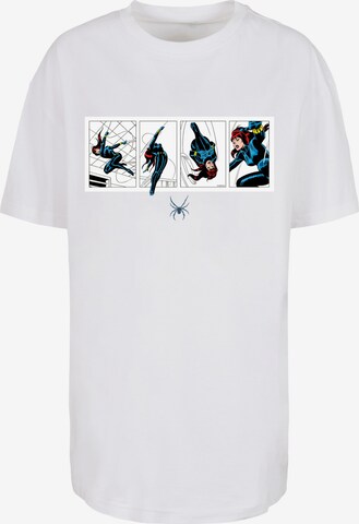 T-shirt oversize 'Schwarz Widow' F4NT4STIC en blanc : devant
