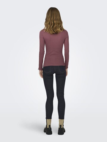 ONLY Shirt 'Leslie' in Brown