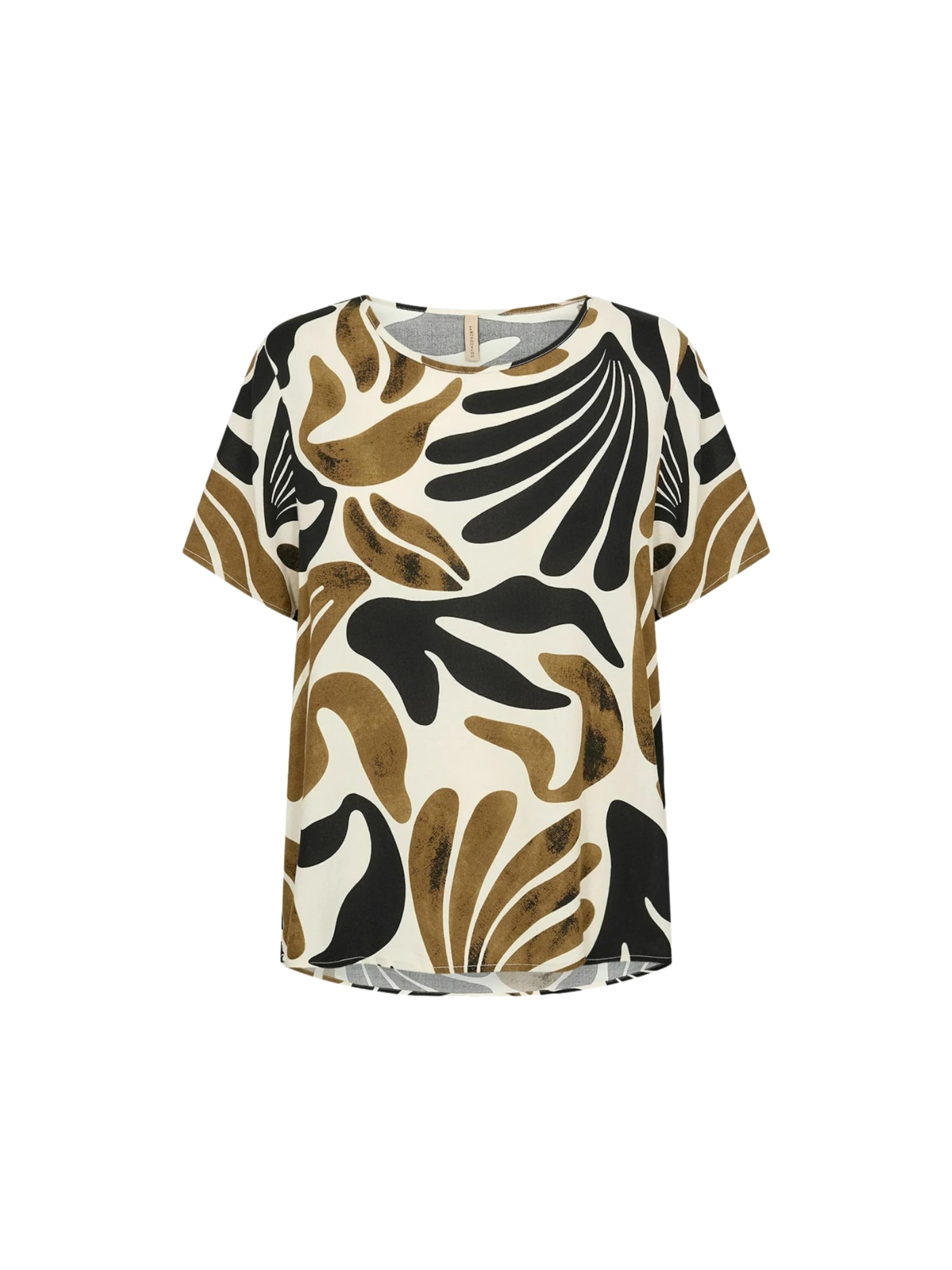 Soyaconcept - Camisa ' SC-FELDI ' em amarelo: frente