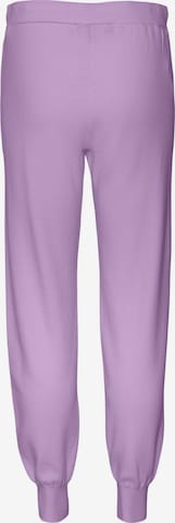 VERO MODA Zwężany krój Spodnie 'Nancy' w kolorze fioletowy