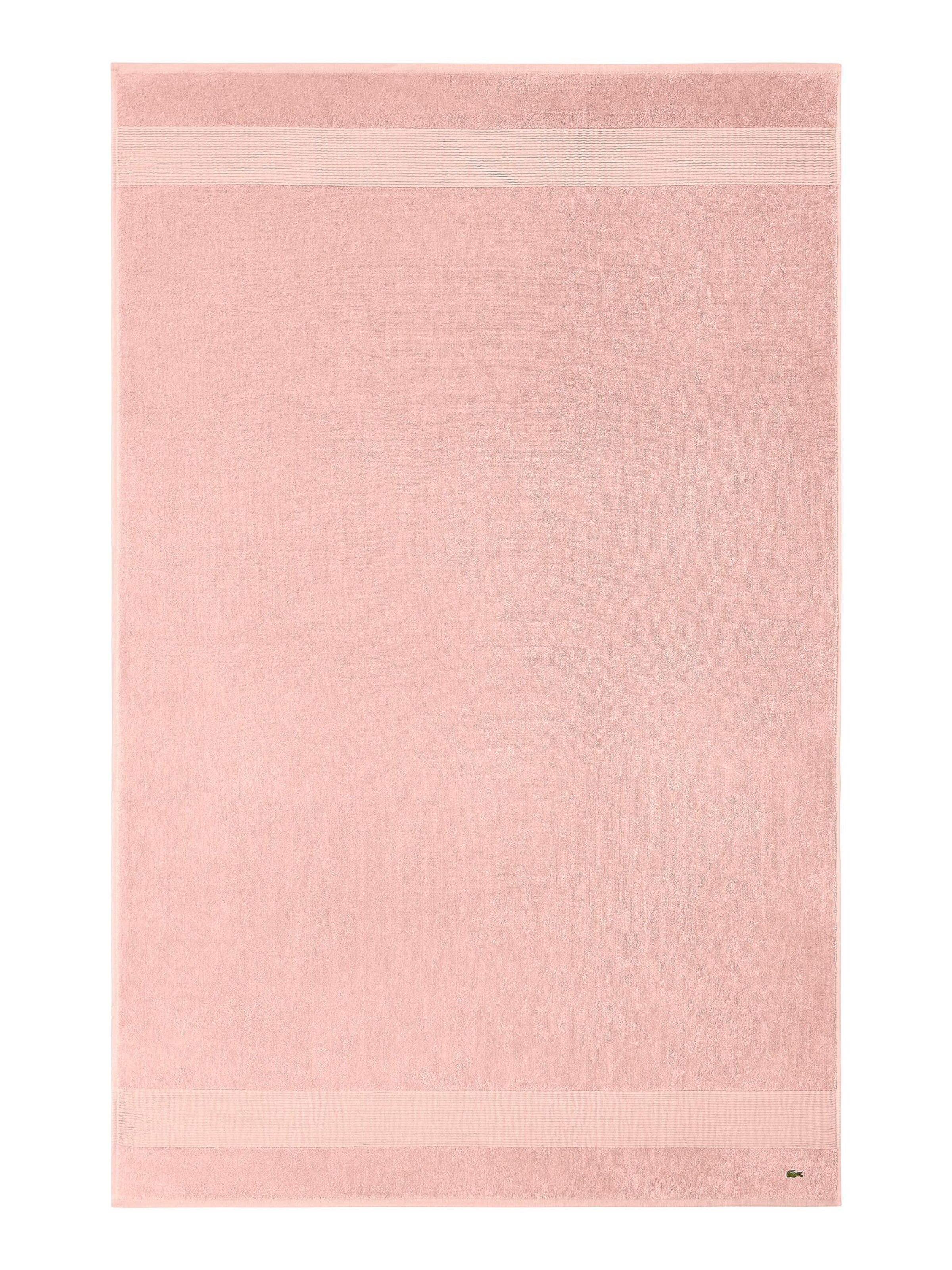 LACOSTE Handtuch 'LLECROCO'‌ in Pink: Vorderseite