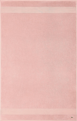 LACOSTE Handtuch 'LLECROCO' in Pink: Vorderseite