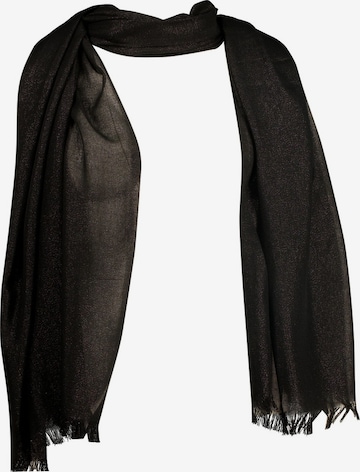 Écharpe 'Meredith' Deeluxe en noir : devant