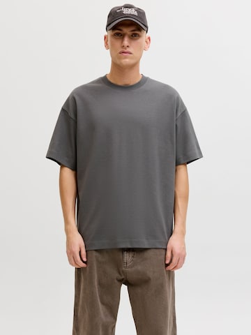 JACK & JONES - Camiseta en gris: frente