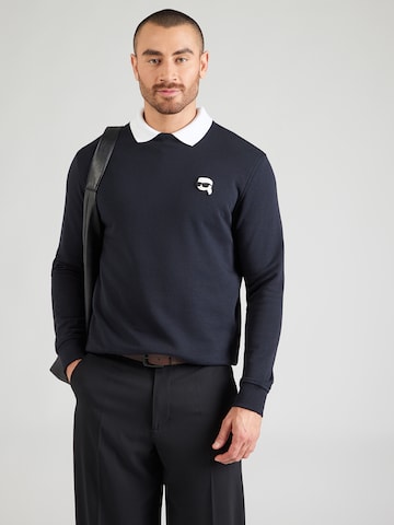 Karl Lagerfeld Mikina – modrá: přední strana