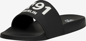N91 Beach & Pool Shoes 'Urban Slide AA' in Black: front