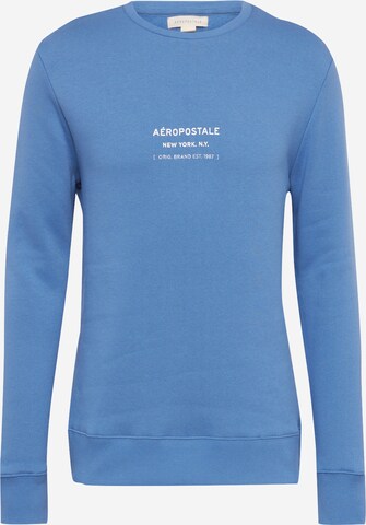 AÉROPOSTALE Sweatshirt in Blue: front