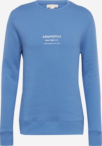 Sweat-shirt AÉROPOSTALE en bleu : devant