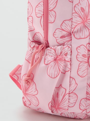 Rucsac 'CAMP' de la MANGO KIDS pe roz