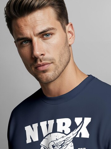 Neverless Sweatshirt 'Legends Race Skull' in Blue