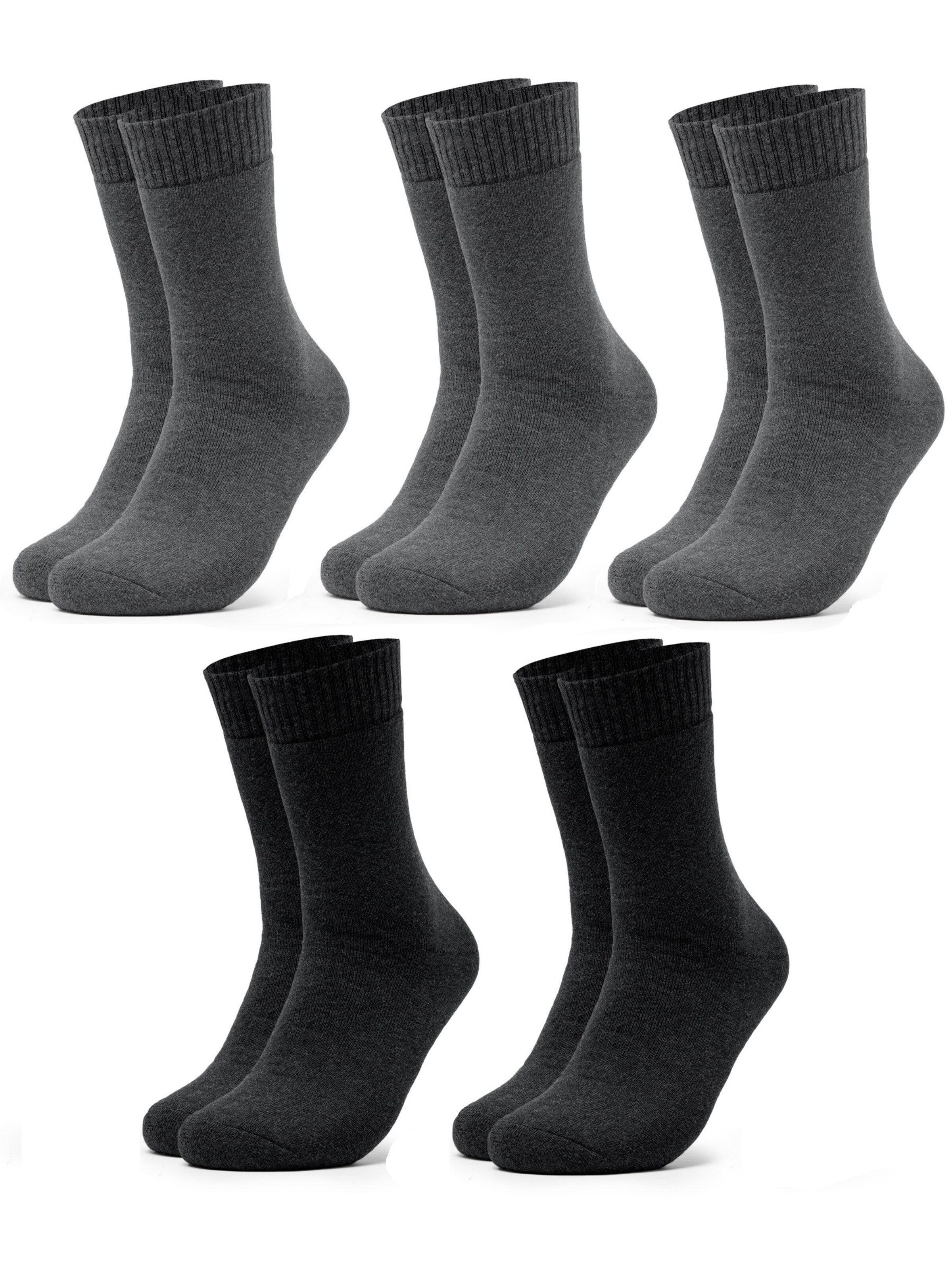 Occulto Socks 'Bambus Mika' in Grey: front