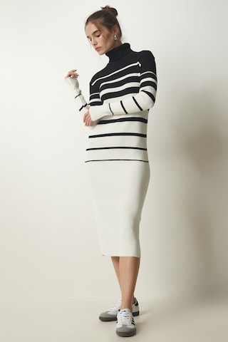 Happiness İstanbul Плетена рокля в бежово