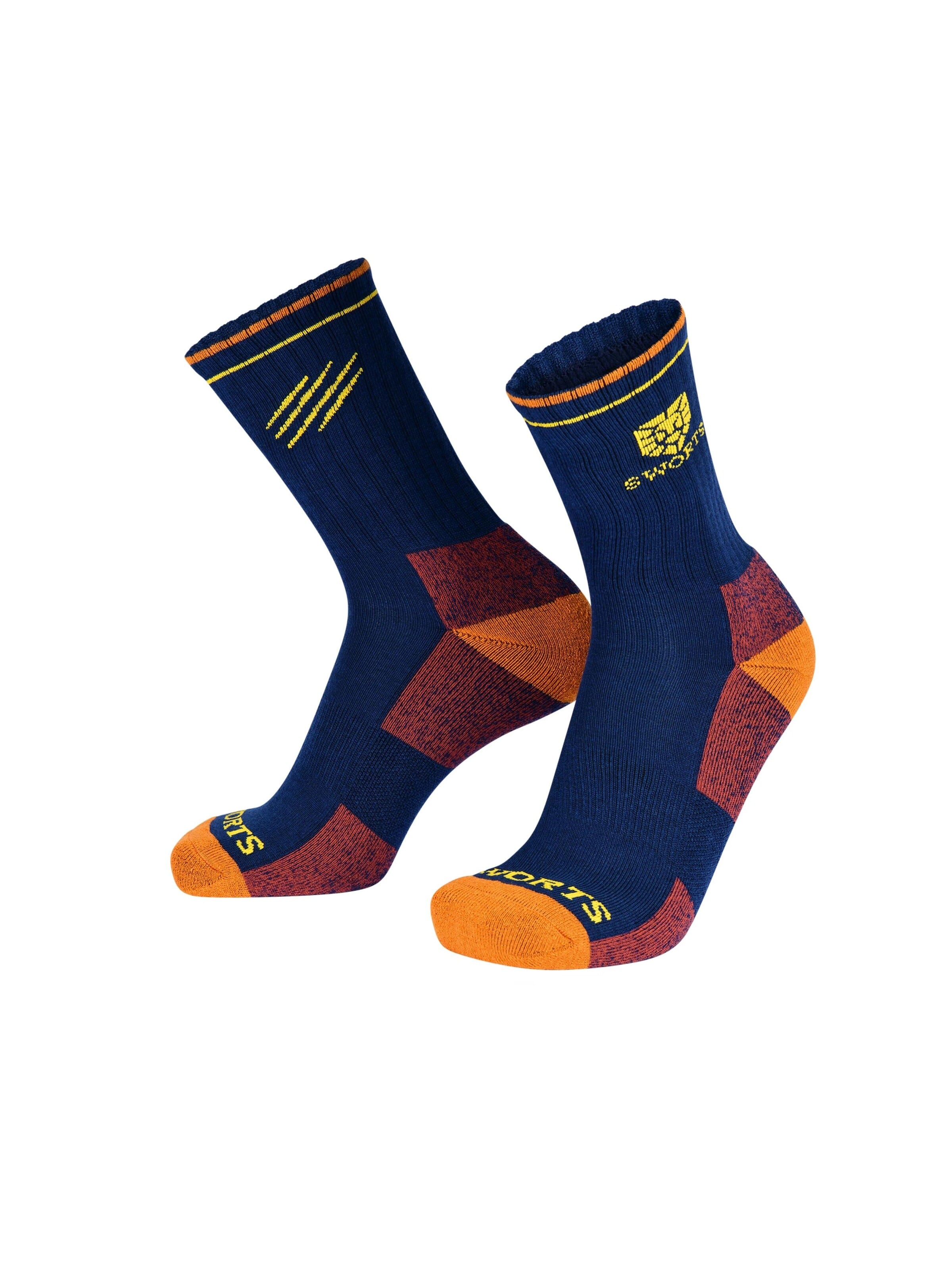 SWORTS Athletic Socks 'Merino Run Socks' in Blue: front