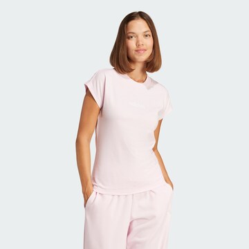 ADIDAS SPORTSWEAR Performance Shirt 'Essentials' in Pink: front