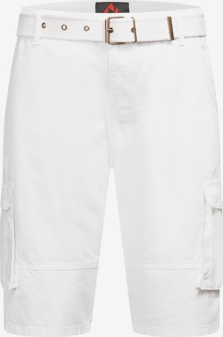 Pantalon cargo Arctic Seven en blanc : devant