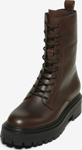 Marc O'Polo Lace-Up Ankle Boots 'Elin' in Brown