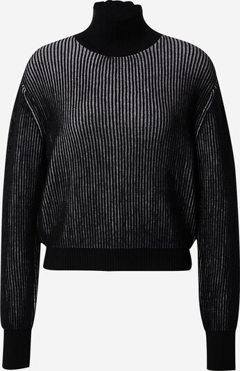 ABOUT YOU x Toni Garrn Пуловер 'Alena' в сиво / черно, Преглед на продукта
