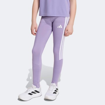 ADIDAS SPORTSWEAR Slimfit Παντελόνι φόρμας 'Train Essentials' σε λιλά: μπροστά
