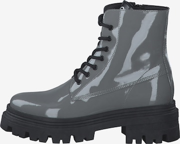 TAMARIS Lace-Up Ankle Boots in Grey