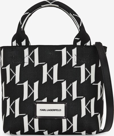 Karl Lagerfeld Handtasche in schwarz / weiß, Produktansicht