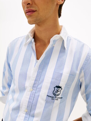 TOMMY HILFIGER Regular fit Overhemd in Blauw