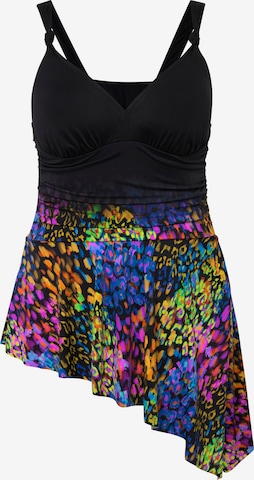 Ulla Popken Swimsuit Dress in Mixed colors: front