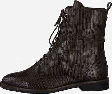 TAMARIS Lace-Up Ankle Boots in Brown